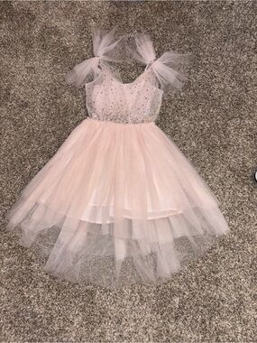 Tutu Du Monde Pale Pink Tulle Party Dress with Sparkle Bodice